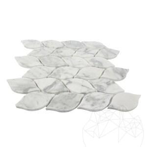 Mosaïque de marbre New York Tear Drop Matte