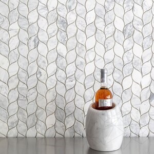 Mosaïque de marbre New York Tear Drop Matte
