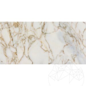 Marbre Arabescato Oro Poli, 60 x 30 x 2 cm, Translucide