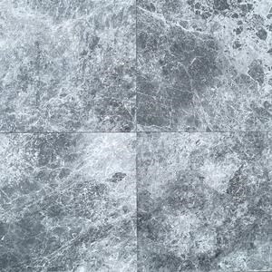 Marbre poli foncé Tundra, 60 x 60 x 2 cm
