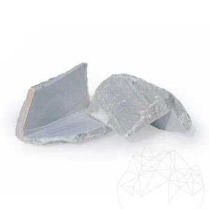 Marbre polygonal en cristal de roche (pièce d'angle)