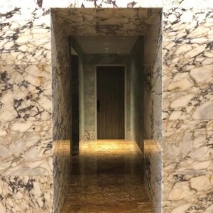 Marbre Poli Violet Arabescato 60 x 30 x 2 cm (Translucide)