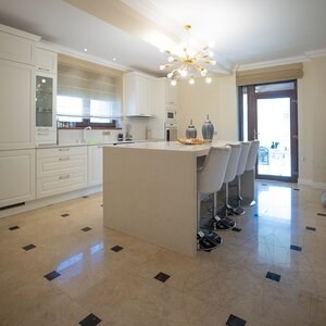 Marbre poli Crema Royal, 120 x 60 x 2 cm