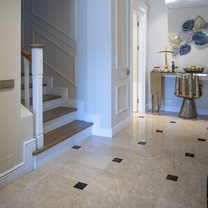 Marbre poli Crema Royal, 60 x 30 x 2 cm