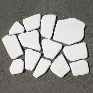 Marbre polygonal de Thassos, pièce d'angle