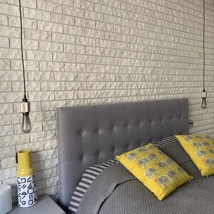 Marbre Thassos Scapitata, 7 cm x LL x 2 cm | Pierre décorative - Dalles verticales, extérieur-intérieur (25mp/palette)