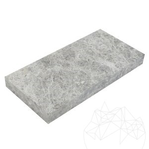 Marbre sablé gris Tundra, 15.2 x 30.5 x 3 cm, Produit sur commande spéciale