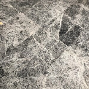Marbre poli gris Tundra, 61 x 61 x 1.2 cm