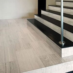 Athena Bois Blanc Marbre Poli, 61 x 30.5 x 1 cm