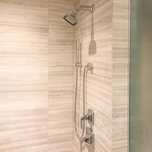 Athena Bois Blanc Marbre Poli, 61 x 30.5 x 1 cm