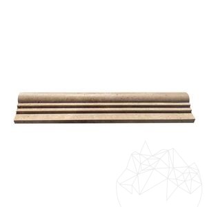Moulure Noce Travertin M7 2.5 x 6 x 30.5 cm