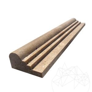 Moulure Noce Travertin M7 2.5 x 6 x 30.5 cm