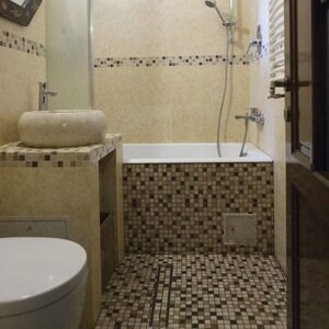Mosaïque de marbre poli Mix, 2.3 x 2.3 cm