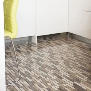 Mosaïque de marbre poli Mix, 2.3 cm x FL