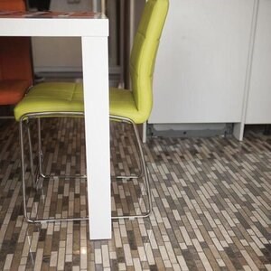 Mosaïque de marbre poli Mix, 2.3 cm x FL