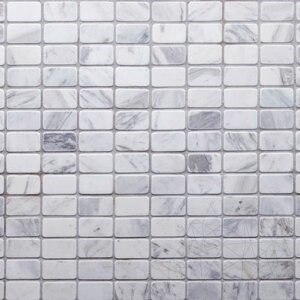 Mosaïque en marbre pilé Volakas, 2,85 x 5 cm