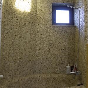 Mosaïque de Petits Galets Tombés Onyx