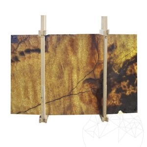 Dalle Onyx Polie Taillée en Croix, 2 cm