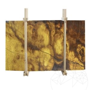 Dalle Onyx Polie Taillée en Croix, 2 cm