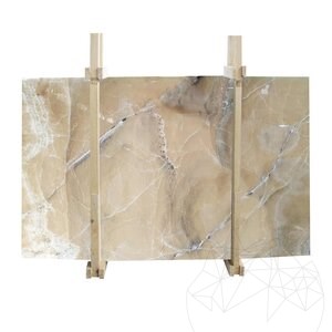 Dalle Onyx Polie Taillée en Croix, 2 cm