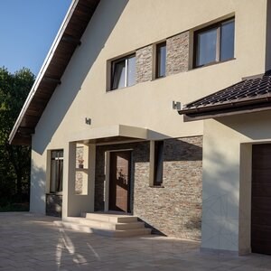 Panneau de revêtement mural en ardoise Mini Multi "Z" 15 x 60 x 0,8-1,2 cm