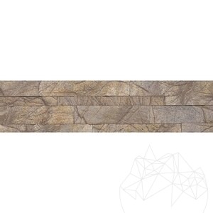 Panneau flexible Marble SKIN 3D Express - Rain Forest Brown, 60x15 cm, auto-adhésif 3M pour le carrelage intérieur Mobilier