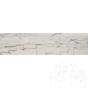 Panneau flexible Marble SKIN Express - Blanc nacré, 60x15 cm, auto-adhésif 3M pour le carrelage intérieur, les meubles