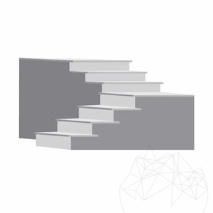 Marches D'escalier granit Rock Star Grey Poli  120 x 33 x 2 cm