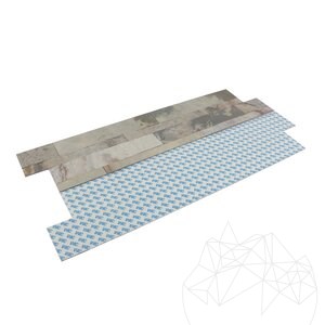 Placage flexible SKIN Panel Express - Indian Autumn, 60x15 cm, auto-adhésif 3M pour le revêtement intérieur