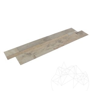 Panneau d'ardoise flexible SKIN Express - Tan, 60x15 cm | Idéal pour les revêtements extérieurs/intérieurs