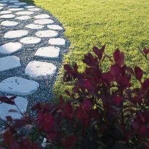 Marchepied de jardin japonais en ardoise Kavala, Taille standard