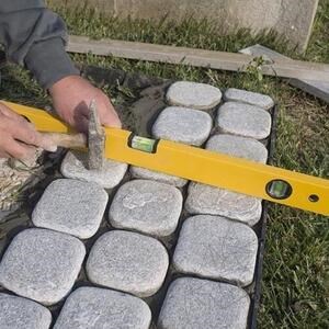 Pavé roulé en ardoise Kavala 10 x 10 x 3-5 cm