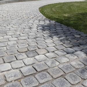 Pavé roulé en ardoise Kavala 10 x 10 x 3-5 cm