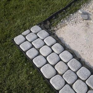 Pavé roulé en ardoise Kavala 10 x 10 x 3-5 cm