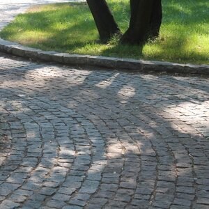 Pavé d'andésite grise Cemento 10 x 10 x 5 cm à face éclatée