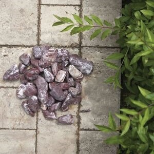 Galets de marbre rouge de l'Atlas, 2-4 cm, Sac 20 Kg