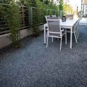 Galet gris foncé, 0-1 cm, KG