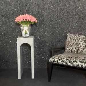 Petite console Archy en marbre gris Tundra