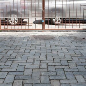 Pavé d'ardoise Riven de Kavala, 20 x 10 x 3-5 cm