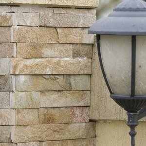 Ardoise Rhodos Natur, 5 cm x LL | Pierre décorative - Dalles verticales, extérieur-intérieur