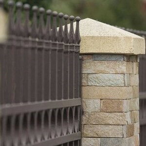 Ardoise Rhodos Natur, 5 cm x LL | Pierre décorative - Dalles verticales, extérieur-intérieur
