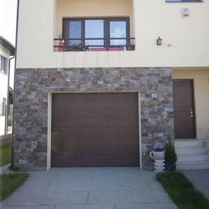 Ardoise Rusty Brown Natur, 10 cm x LL | Pierre décorative - Dalles verticales, extérieur-intérieur