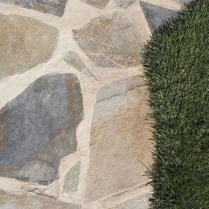 Ardoise polygonale AquaBlue, Dalles de pavés pour patio