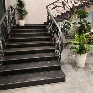 Granit Black Pearl Polisat 2 cm - Comptoirs, marches, émaux et pièces sur mesure