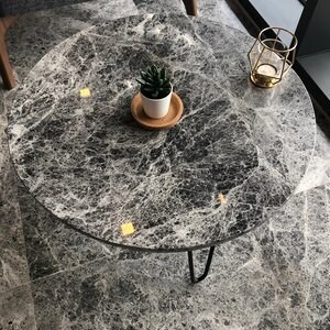 Marbre gris toundra poli 2 cm - Comptoirs, marches, émaux et pièces personnalisées