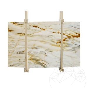 Plaque de marbre poli Calacatta Borghini, 2 cm