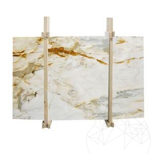 Plaque de marbre poli Calacatta Borghini, 2 cm