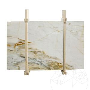Plaque de marbre poli Calacatta Borghini, 2 cm