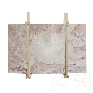 Plaque de marbre poli Pink Aurora, 2 cm