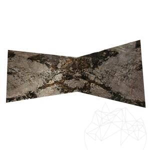 Plaque de marbre poli gris magique 2 cm